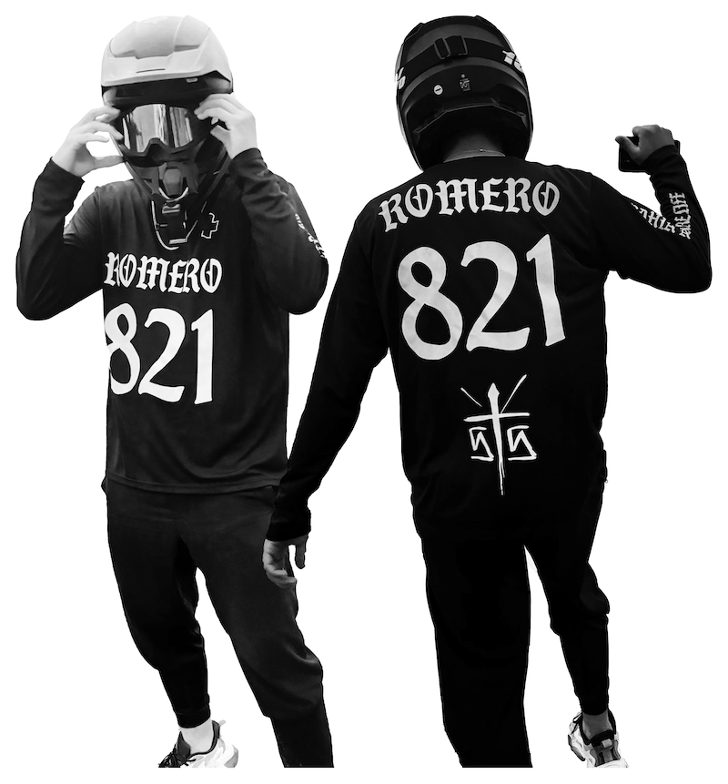 Home jersey personalizado romero 821